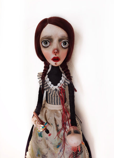 THE DOLL MAKER/THE DOLL COLLECTOR by artist Anima ex Manus Art Dolls