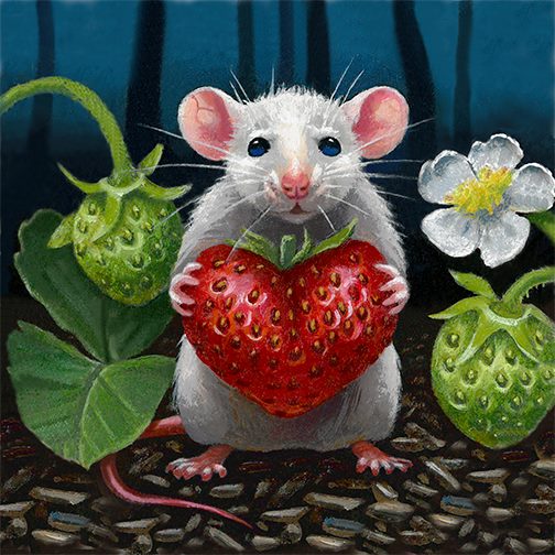 Hearty Harvest Giclee Print by artist Olga Ponomarenko