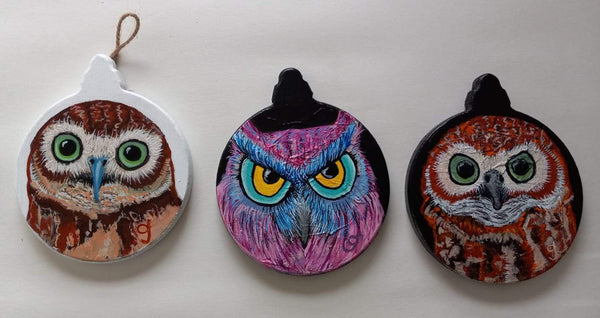 OWL 7 by artist Rosie Garcia