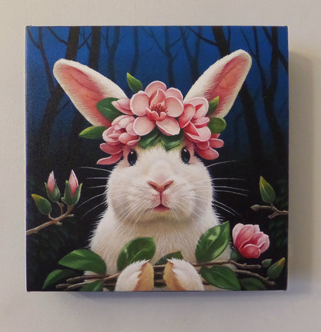 Peculiar Rabbit Giclee Print by artist Olga Ponomarenko
