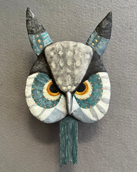 OWL MASK 18 by artist Ulla Anobile