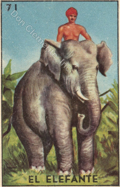 #71 EL ELEFANTE (The Elephant) by artist Rosie Garcia