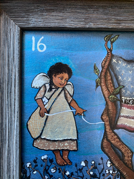 LA BANDERA (The Flag) #16 by artist Pamela Enriquez-Courts