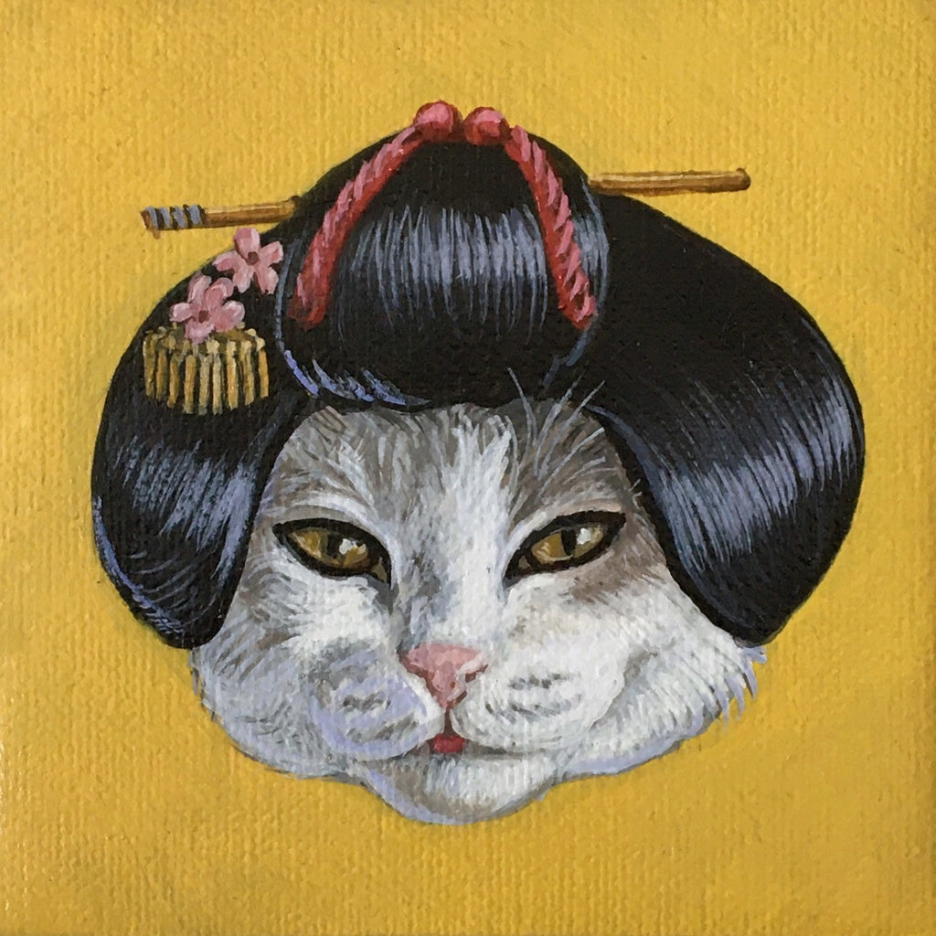MAIKO CAT by artist Jaki Charrua