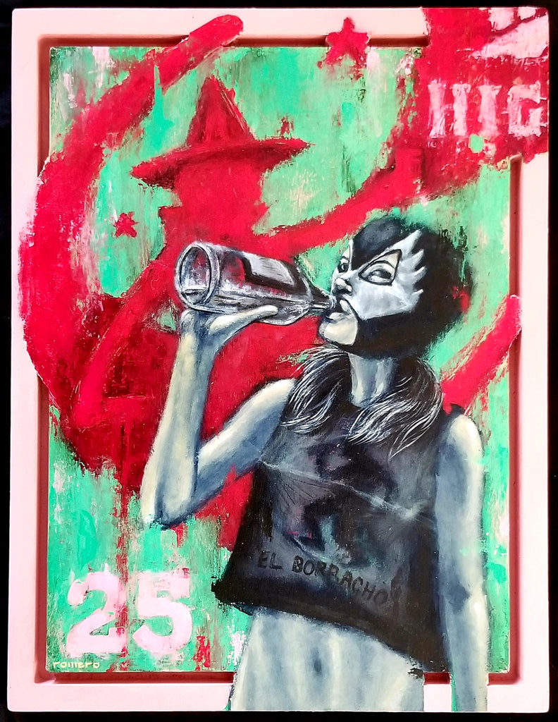 LA BORRACHA (The Drunkard) #25 / ”Incognito Inebriette" by artist A.H.Romero