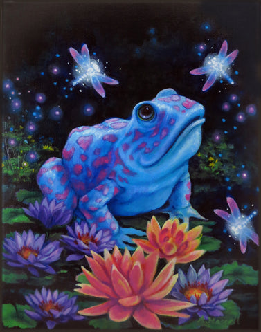 54 LA RANA (The Frog) / A Frog Enchanted by artist Annette Hassell