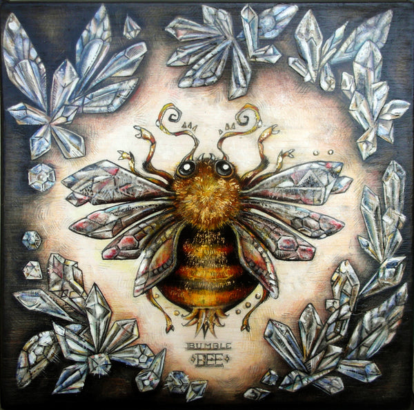 Crystal Bee by artist Patrizia Ambrosini