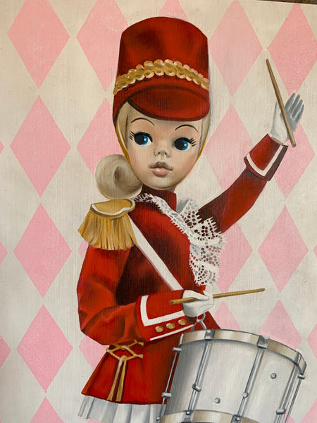 EL TAMBOR (The Drum) #29 / She Bangs the Drum by artist Emma Mount