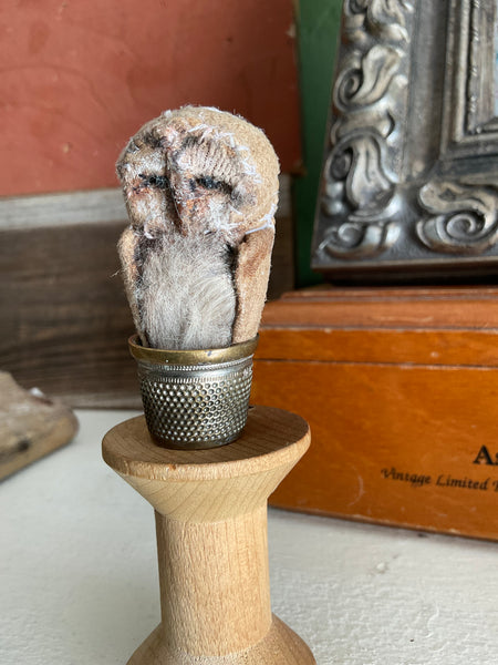 OWL THIMBLE BROOCH 2 by artist Disfairy
