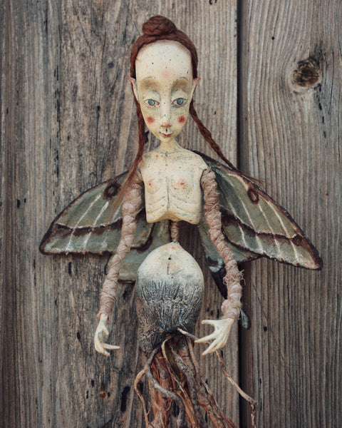 THE ROOTS AND THE WINGS by artist Gioconda Pieracci (Pupillae Art Dolls)