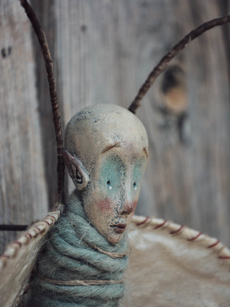 MOTH by artist Gioconda Pieracci (Pupillae Art Dolls)