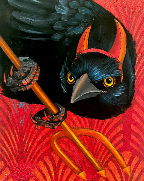2 EL DIABLITO (The Devil) by artist Christy Stallop