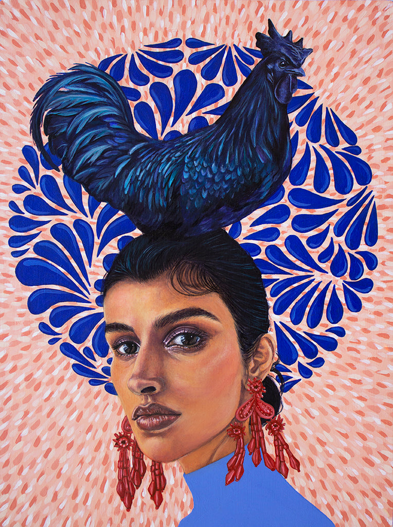 1 EL GALLO (The Rooster) by artist Abby Aceves