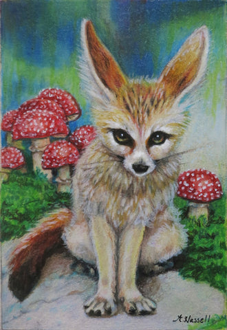 FENNEC FOX by artist Annette Hassell