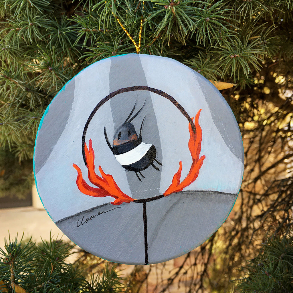 FLEA FIRE RING ORNAMENT by artist Ilaamen