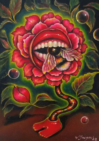 FLOWER-MOUTH by artist Veronica Jaeger
