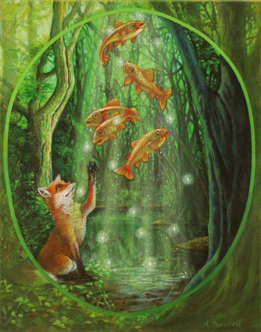 FOREST WATERS by artist Annette Hassell