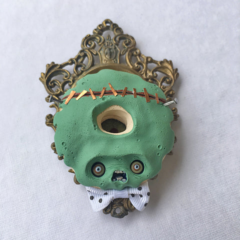 FRANKENSTEIN DONUT by artist Nobu Happy Spooky