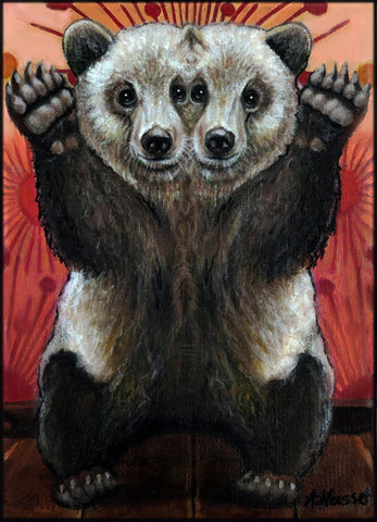 FUNHOUSE MIRROR BEAR by artist Annette Hassell