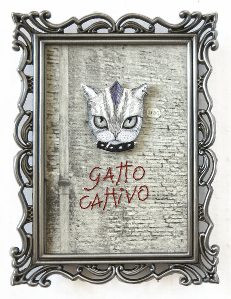 GATTO CATTIVO by artist Valerie Savarie