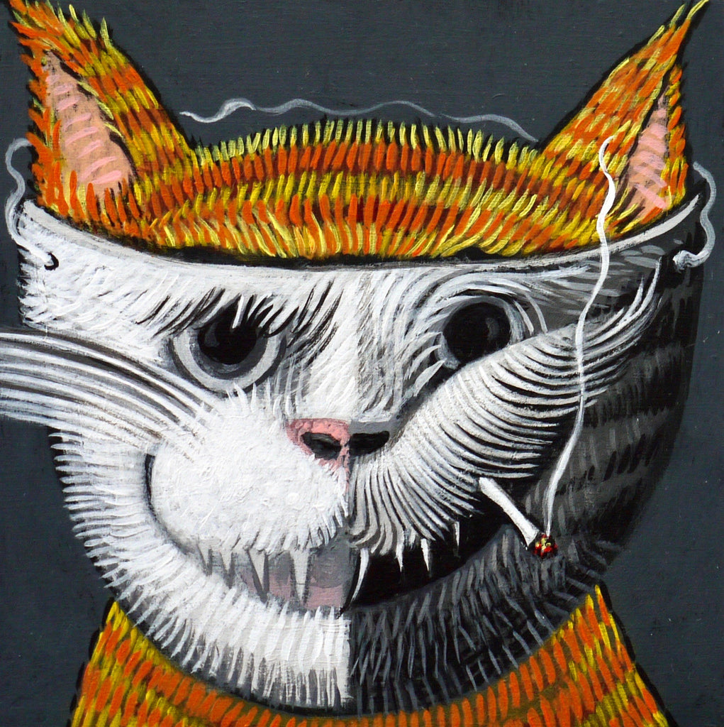 GOOD KITTY BAD KITTY by artist Janet Olenik