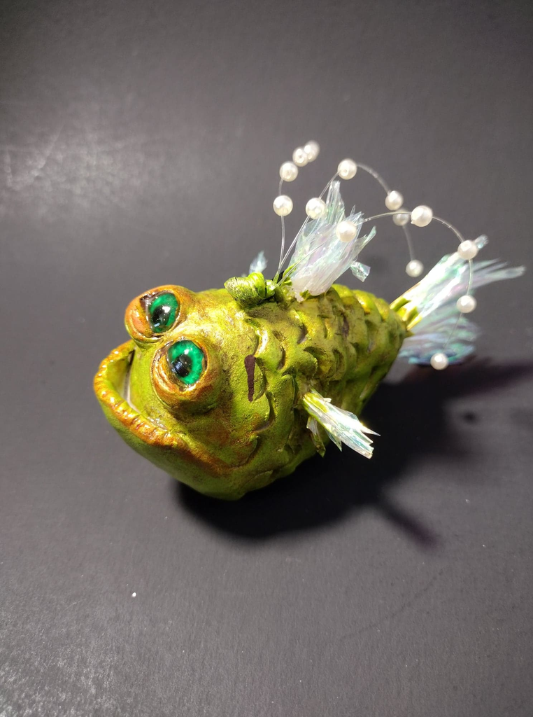FISH 2 (Green Eyes) by artist Denise Bledsoe