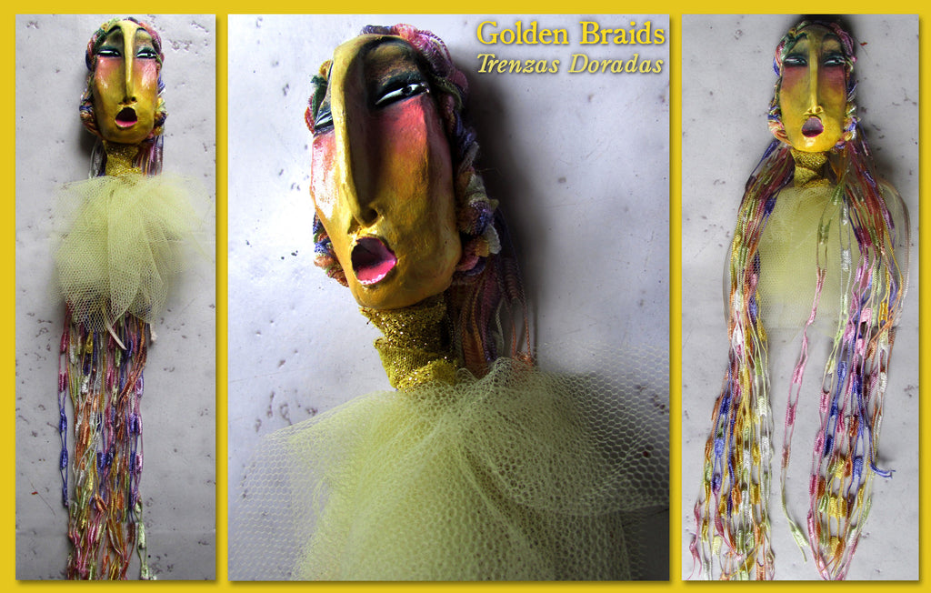 Golden Braids by artist Patricia Krebs