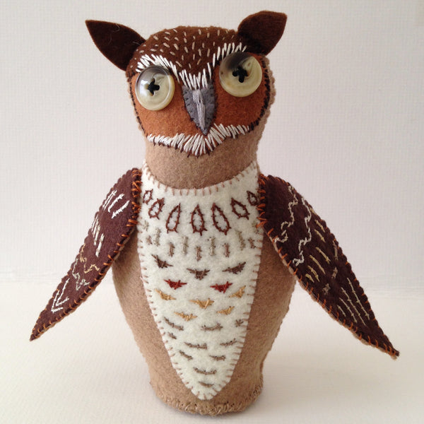 HANDSOME OWL by artist Ulla Anobile