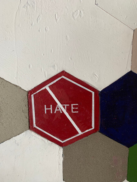 STOP HATE by artist Kelly Thompson