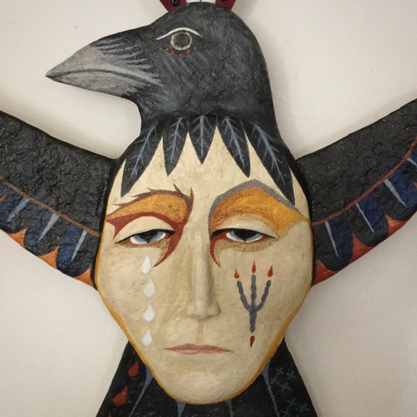 RAVEN CARRY MY TROUBLES by artist Ulla Anobile