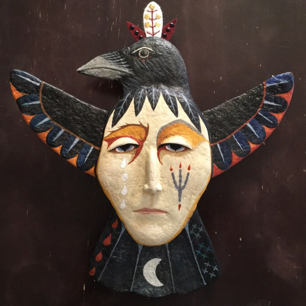 RAVEN CARRY MY TROUBLES by artist Ulla Anobile
