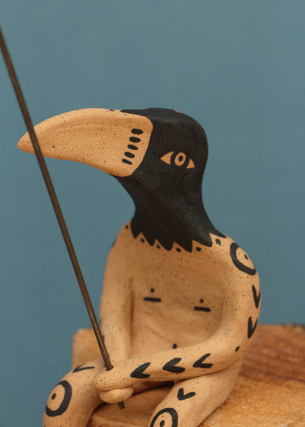 EL CUERVO PESCADOR (The Fisher Crow) by artist Perro y Arena