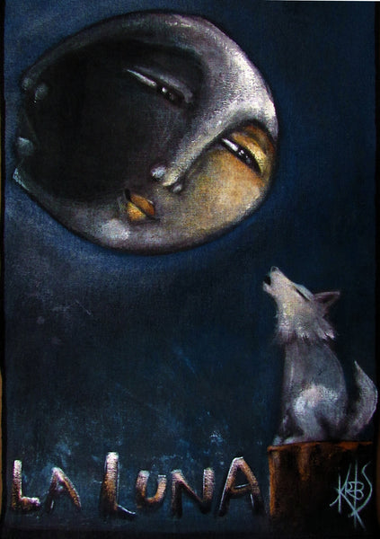 LA LUNA #23 (The Moon) by artist Patricia Krebs