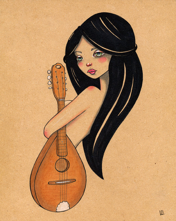 El bandolón #17 (The Mandolin) by artist Lea Barozzi