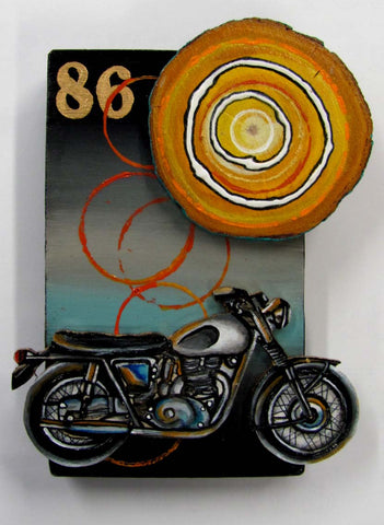 LA MOTOCICLETA #86 (The Motorcycle) by artist Sarah Polzin