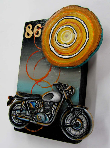 LA MOTOCICLETA #86 (The Motorcycle) by artist Sarah Polzin