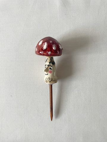FLY AGARIC MUSHROOM PLANT-STAKE 2 by artist Milla Istomina