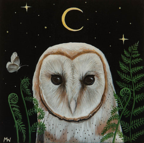 BARN OWL by artist Michelle Waters