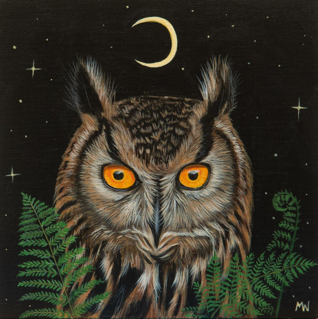 EAGLE OWL by artist Michelle Waters