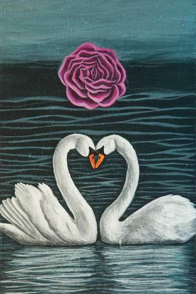105 LOS CISNES (The Swans) by artist Michelle Waters