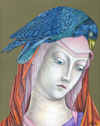 Madonna of the Birds #10 by artist Donna Abbate