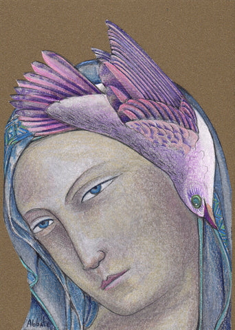 Madonna of the Birds #1 by artist Donna Abbate
