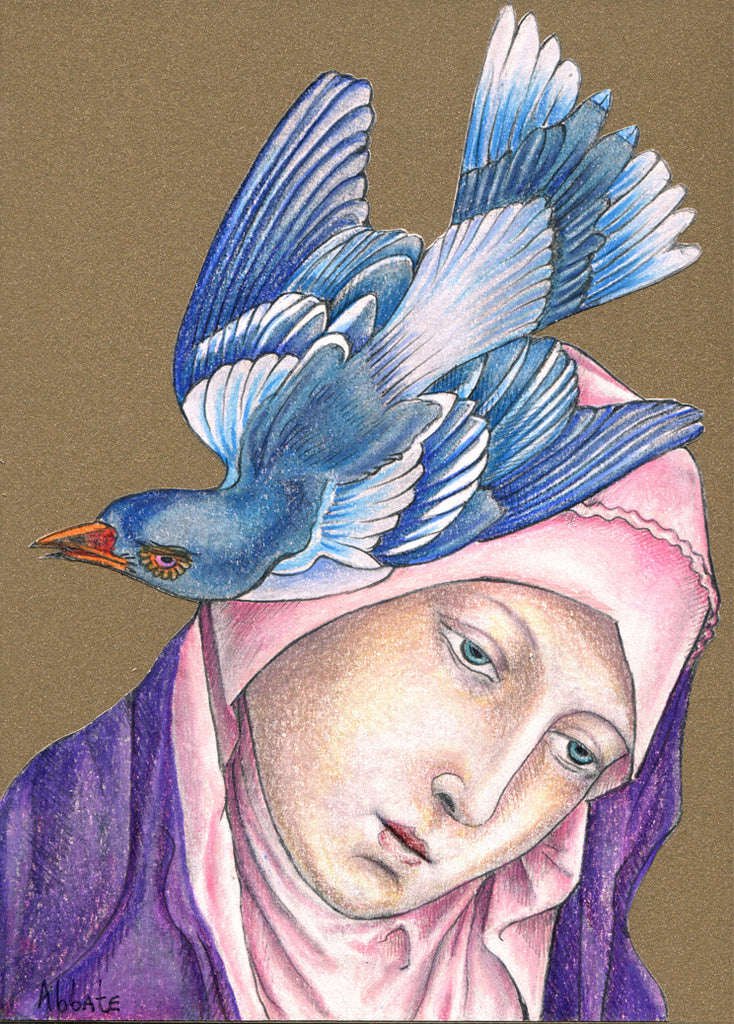 Madonna of the Birds #5 by artist Donna Abbate