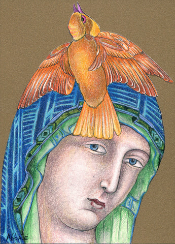 Madonna of the Birds #6 by artist Donna Abbate