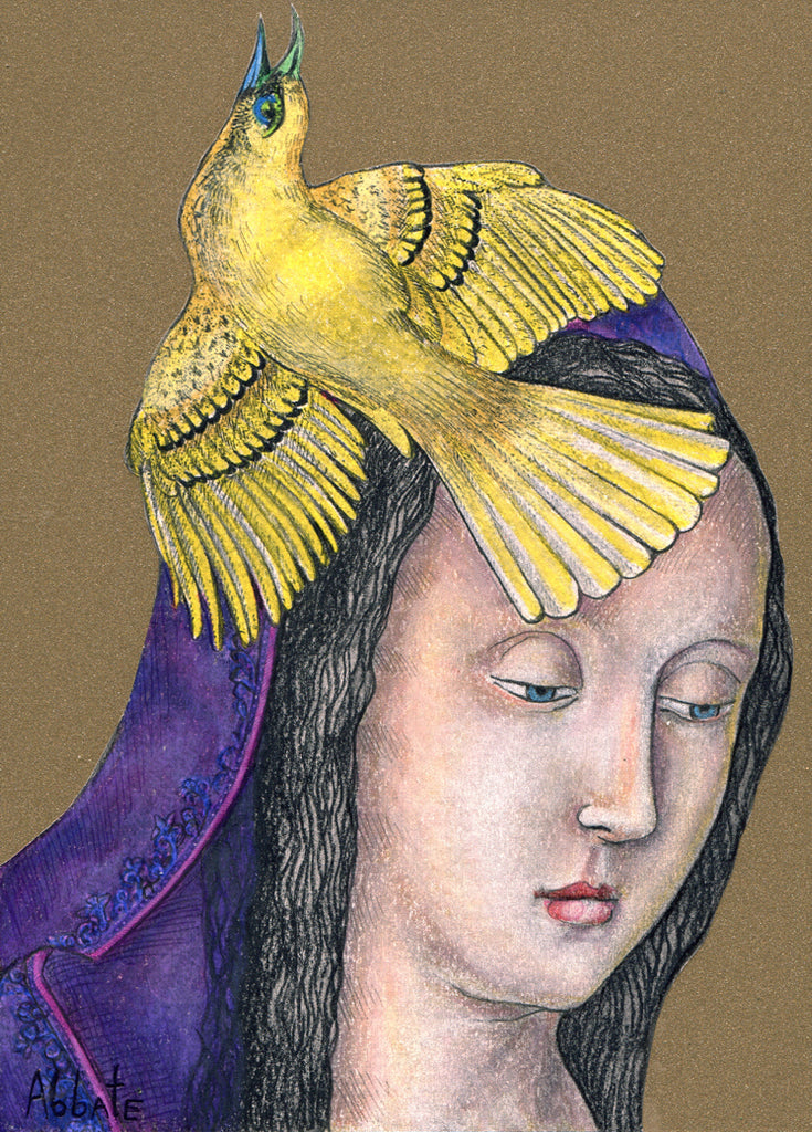 Madonna of the Birds #9 by artist Donna Abbate