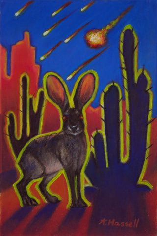 THE NIGHT SKY THE DESERT by artist Annette Hassell