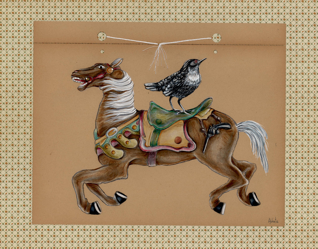 Nunley’s Carousel for Birds #5 by artist Donna Abbate