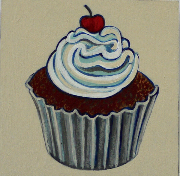 FOODS FOR PHINEUS, CUPCAKE by artist Janet Olenik