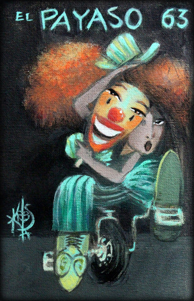 EL PAYASO (The Clown) #63 by artist Patricia Krebs
