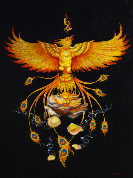 THE REBIRTH OF THE FLAME by artist Tania Pomales
